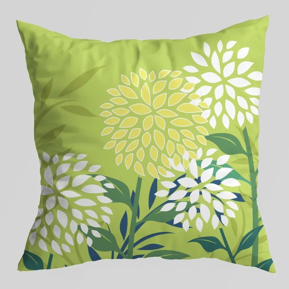 Kissenbezug mit Löwenzahn-Blume, Innendekoration, Büro, Wohnzimmer, Zuhause