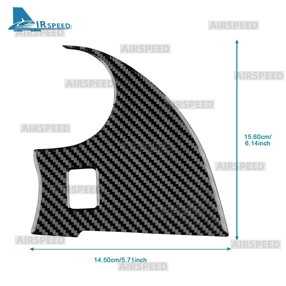 Real Soft Carbon Fiber Sticker For Mitsubishi Outlander 2017 2018 2019 2020 2021 LHD RHD Central Air Outlet Frame Panel Trim