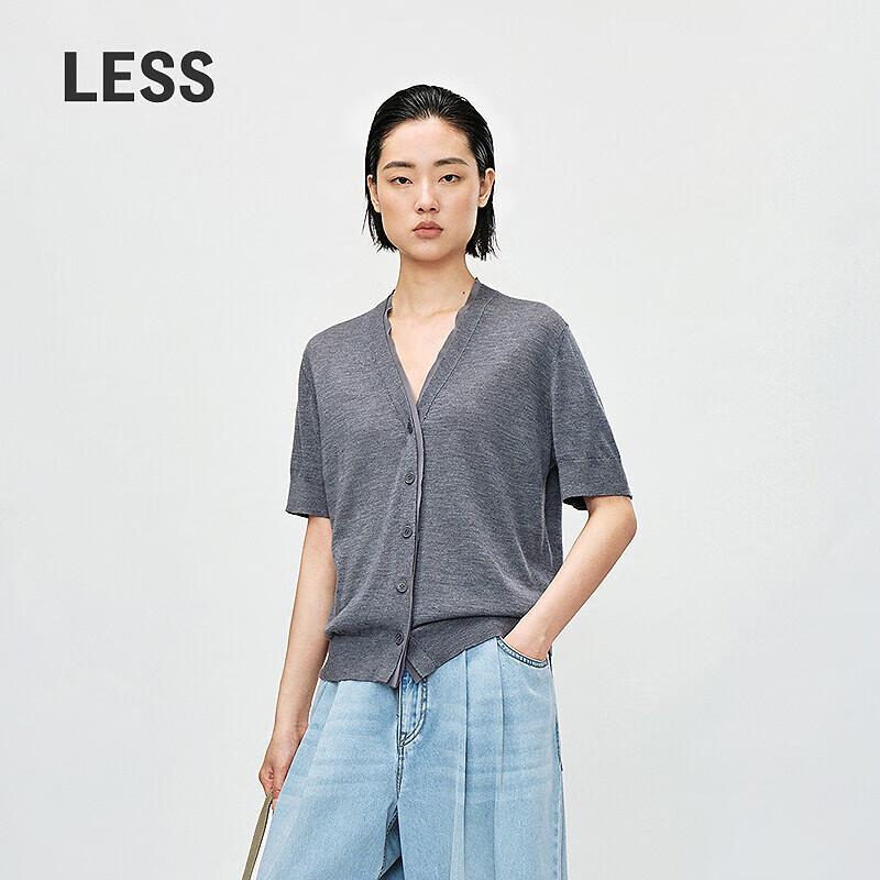 LESS Women's Cropped Cashmere Cardigan
