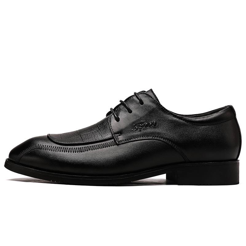 Men s Leather Slip-On Loafers: Business & Casual, Large Sizes for Spring/Autumn Size 37