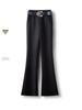 Women's Slim-Fit High-Waisted Micro-Flared Pants - Spring 2025 Versatile Drape Trousers