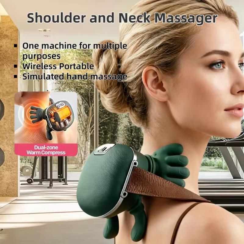 Bionic Finger Neck Shoulder Trapezius Muscle Relax Massager Neck Cervical Kneading Kneading Massage Shawl Neck Masajeador