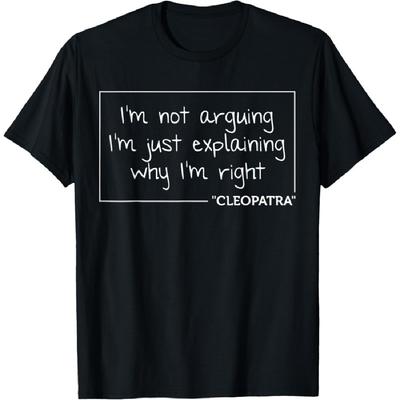 CLEOPATRA Gift Quote Personalized Name Funny Birthday Joke T-Shirt