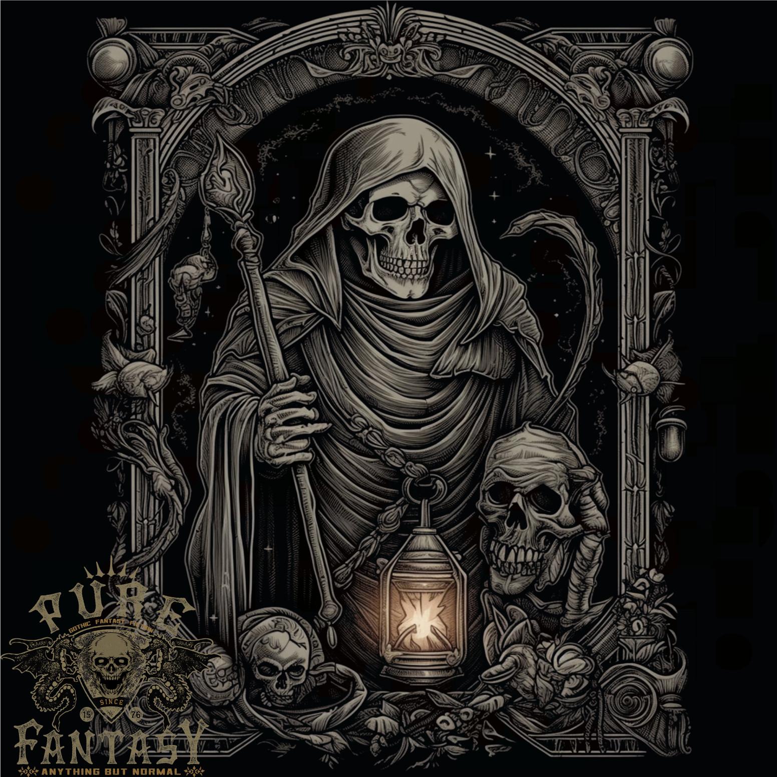 26 Gothic Grim Reaper Goth Heavy Metal Skull 6 Mens T-Shirt 100% Cotton Unisex T-Shirt XXL