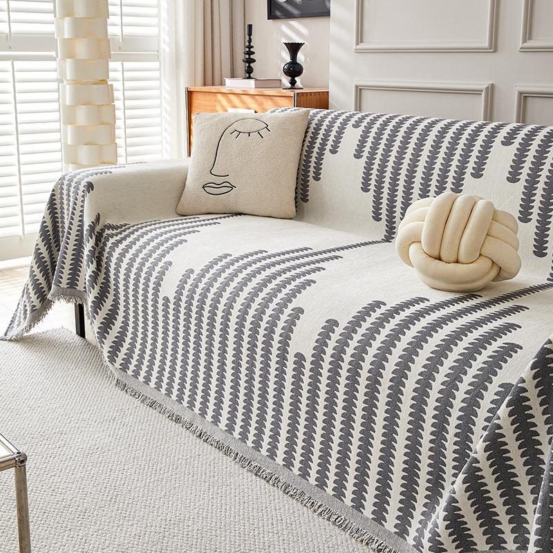 Classic Thick Soft Chenille Sofa Towel Non-slip One-piece Full Cover Sofa Cushion Cover Luxury Four Season Universal Sofa Cover