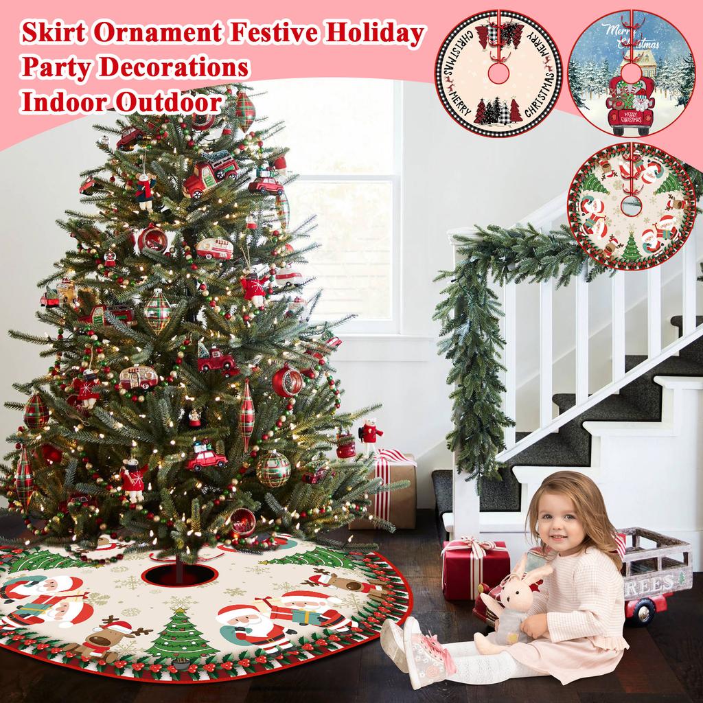 Christmas Tree Skirt Christmas Tree Bottom Decoration Tree Skirt Decoration