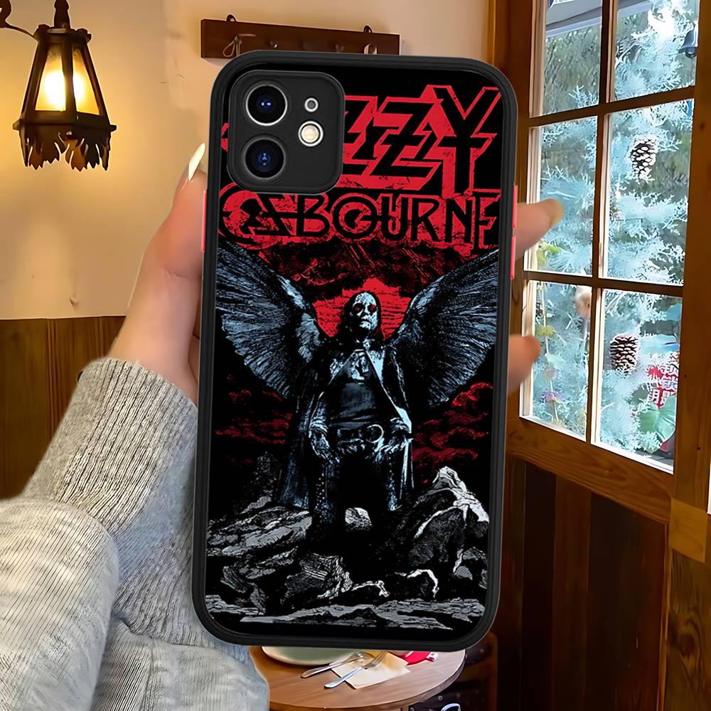 O-Ozzy Osbourne Band Phone Case For IPhone 16 15 14 Plus 15 13 12 11 Pro Max X XS MAX Matte Cover