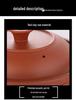 3.5L Purple Sand Electric Stew Pot – Ideal for Porridge & Soup, Perfect Small Household Appliance Gift