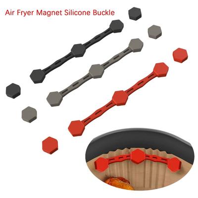 Reusable Magnetic Paper Holder Silicone Kitchen Gadget  Air Fryer Accessories