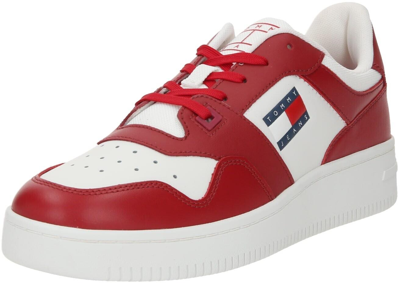 

Кроссовки Tommy Hilfiger Retro Essential Leather Basketball Trainers red/white 44