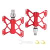 Aluminum Quick Releases Bicycles Pedals, 9/16Inch Flat Pedals Antislip Lightweight Dustproof Mountain Bicycles Pedals