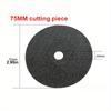 7pcs/Set 75mm Cutting Disc 3Inch Grinding Wheel Metal Woodworking Stone Marble Cutting Grinding Saw Blade for Mini Angle Grinder