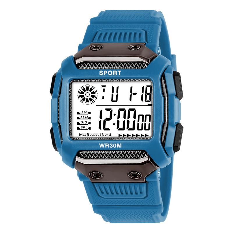 

Мужские спортивные часы водонепроницаемые уличные цифровые светодиодные часы-будильник электронные часы