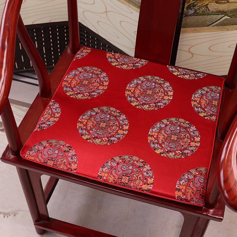 Cojín de Silla JNL Estilo Chino Nuevo de Palosanto y Madera Maciza