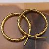 Earrings Fine Jewelry Chic Simple Gold Color Earrings Hoop for Women Fine Presents