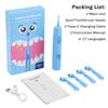 Rechargeable Smart Toothbrush for Children Cleaning Whitening & Massage 3 Modes IP67 Electric Cartoon Toothbrush 2-Min Timer