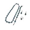 Natural Blue Crystal Necklace Irregular Section Niche Design Sense Collarbone Chain, Light Luxury High Sense