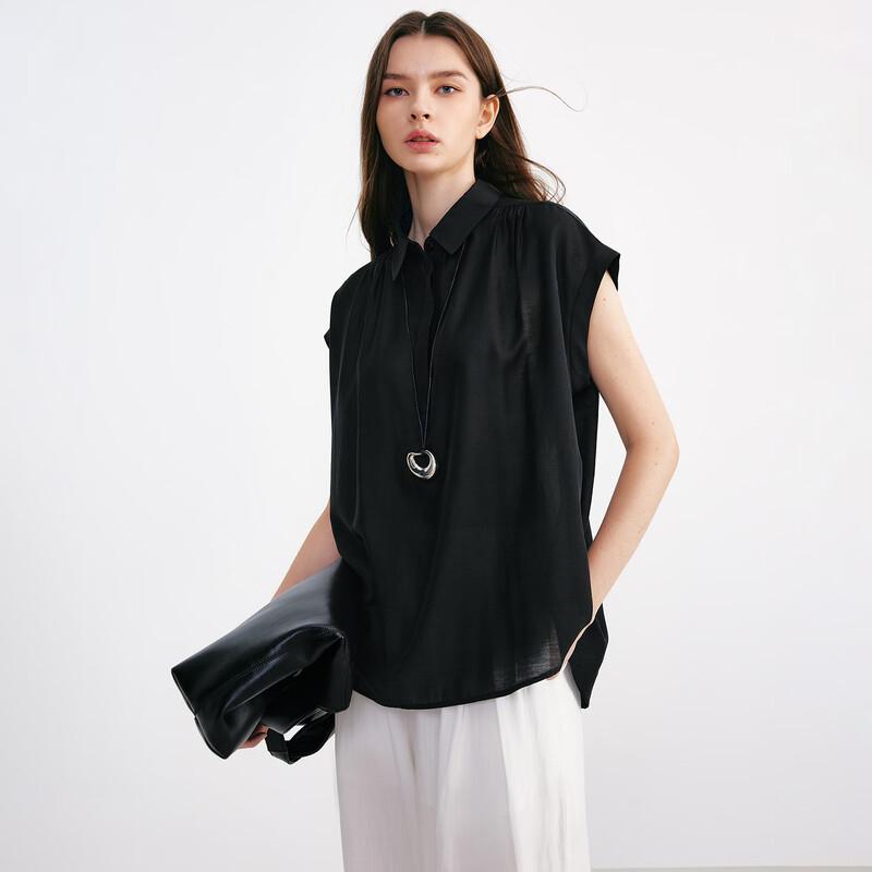 GIOVANNI VALENTINO Women's Sleeveless Commuter Blouse
