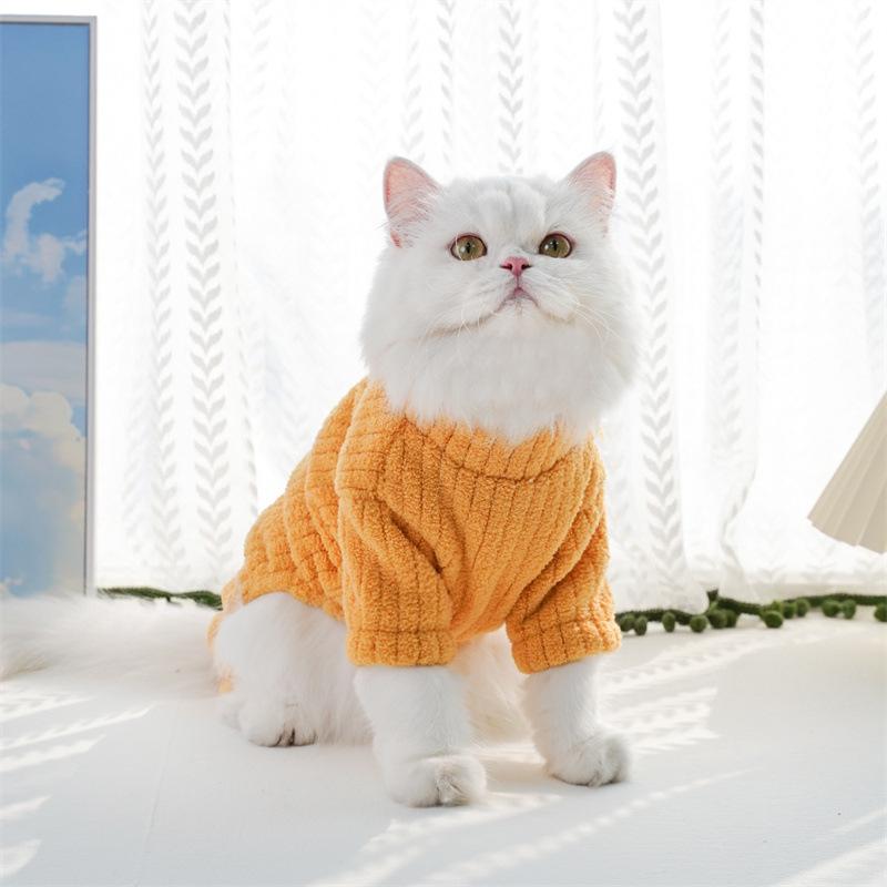 Thickened Warm Dog Clothes Winter Fleece Four Legs Pet Apparel Universal Sizing Cat Dog Wear Thermal Cold Weather Protection