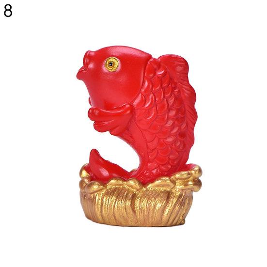 Mini Resin Fortune Tree Chinese Golden Ingot Home Office Desk Landscape Ornament