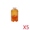 MOC City Scene Building Blocks Food Accessories Vegetable Fruit Shopping Cart Wine Bottle Toy