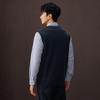 HLA Men's Business Casual Pure Wool V-Neck Sweater Vest