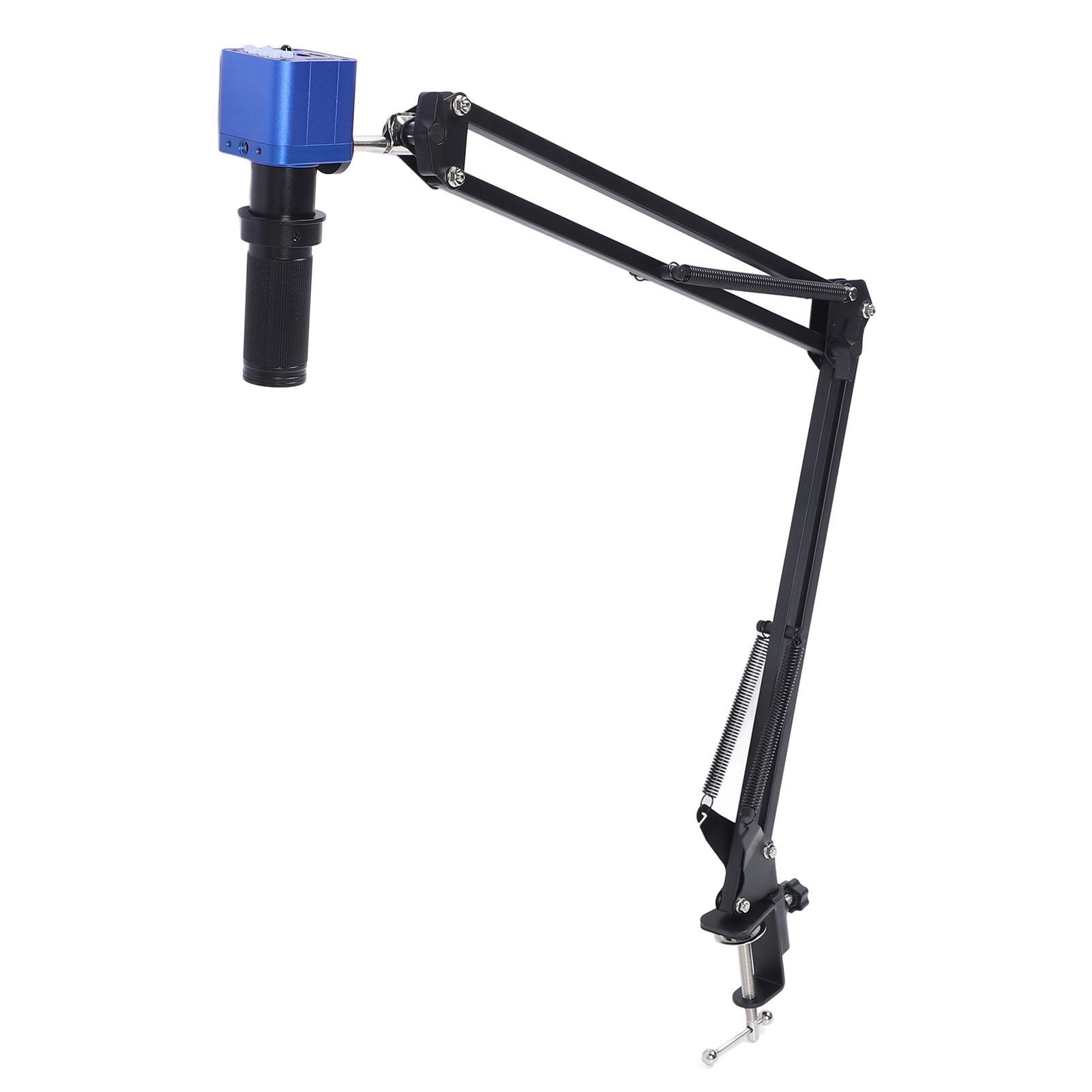 

Digital Microscope Camera 1080P 24MP HD Industry Microscope Camera with 150X C Mount Lens and LED Ring Light EU Plug