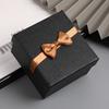 Yousheng Ribbon Bow Gift Box with Cushion Valentine's Day Bridesmaid Wedding Birthday Present Wrapping Box with Lid Portable Jewelry Packaging Box
