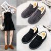 Snow Boots Women's Short Tube Thickened Cotton Shoes Non-slip Winter New Shoes Student Women's Shoes Black Boots