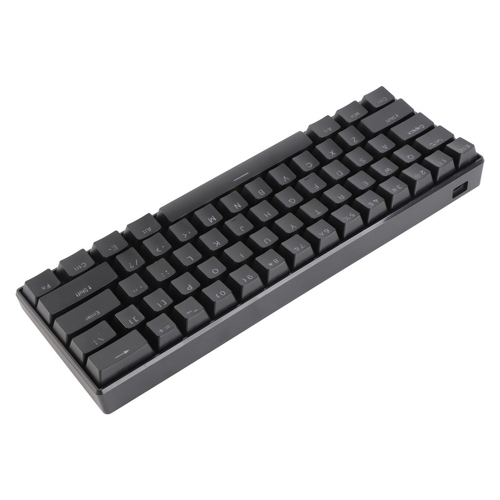 61 Key Keyboard RGB Wired Mechanical Shaft Portable Two Color Injection Molding 61 Key Layout Keyboard