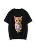 Funny El Gato Meme Sad Crying Cat Munchkin Kitty 3D Print Women Casual T-Shirt Summer Harajuku T Shirts Casual Fashion Clothes