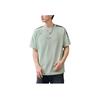 adidas Striped Loose Comfortable Fitness Running Breathable Short Sleeve T-Shirt Men Tops Light-Green JY8307