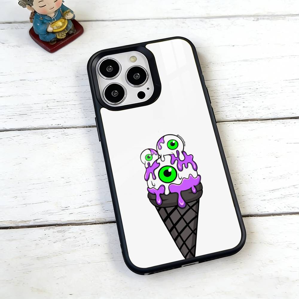 Creamy Monster Phone Case For iPhone17,16,15,14,13,12,11 Plus,Pro Magnetic For Magsafe Wireless Charging
