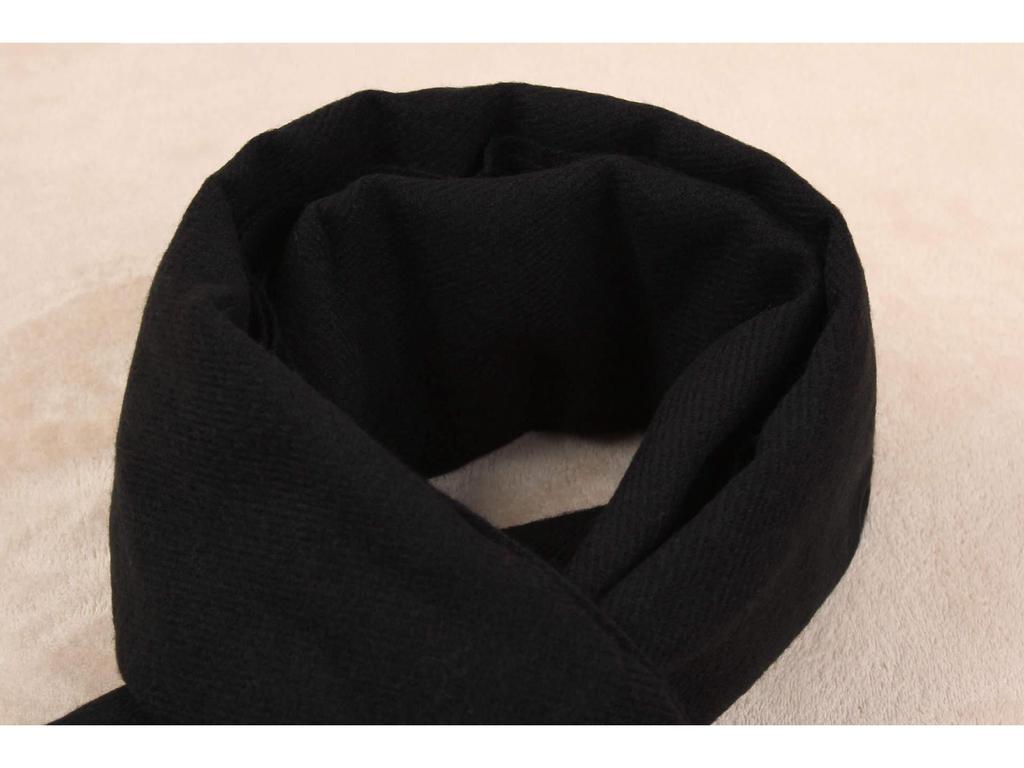 Plus Size Ethnic Style Retro Chinese Red Scarf - Imitation Cashmere Shawl, Solid Color, Autumn/Winter Gift