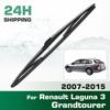 Rear Windshield Wipers Blades,Premium All-Season Wiper Blades Replacement For Renault Laguna 3 Grandtourer 2007-2015