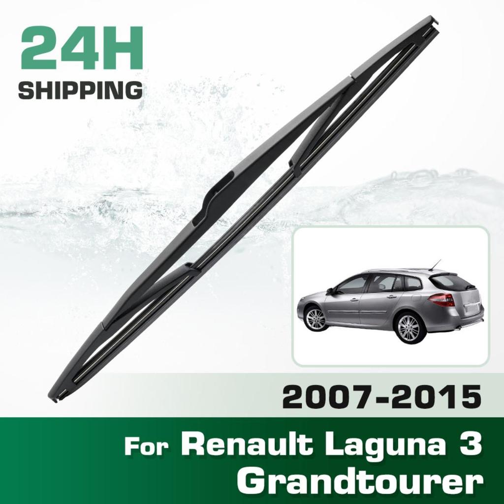 Rear Windshield Wipers Blades,Premium All-Season Wiper Blades Replacement For Renault Laguna 3 Grandtourer 2007-2015