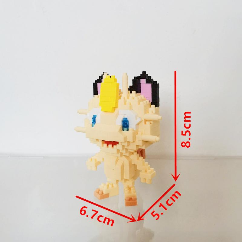 Anime Pokémon Building Blocks Assembly Anime Charizard Doll Blastoise Bulbasaur Gengar Bricks Figures Toy for Kid Gift