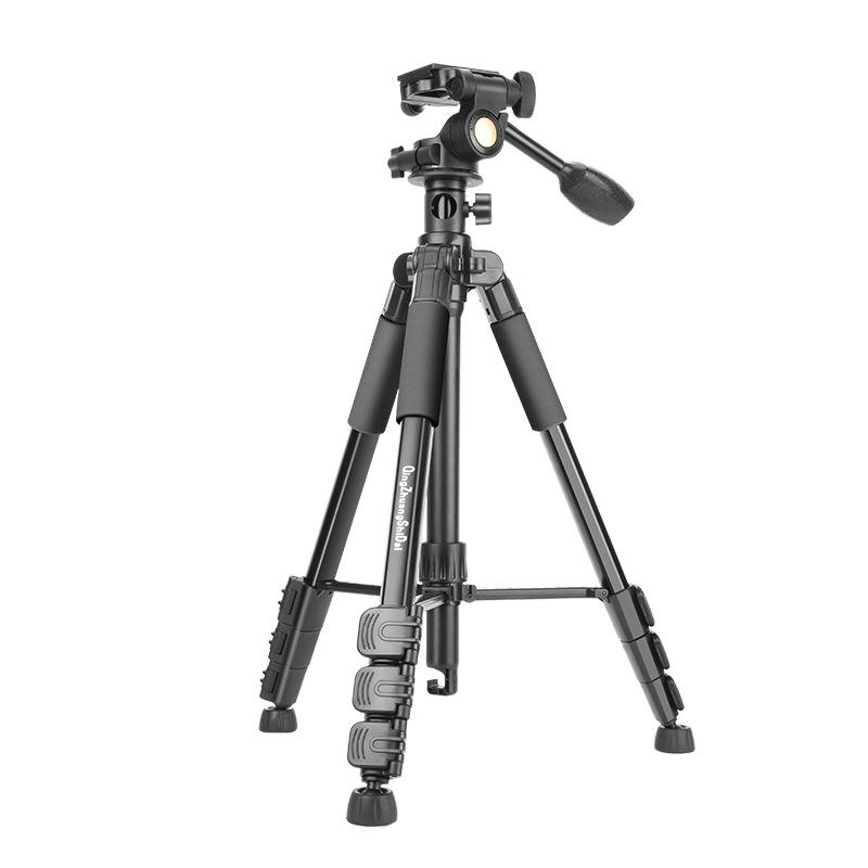 Era Q112H Lightweight DSLR & Phone Tripod for Overhead Shots, Portable Mirrorless Self-Timer & Video Recording