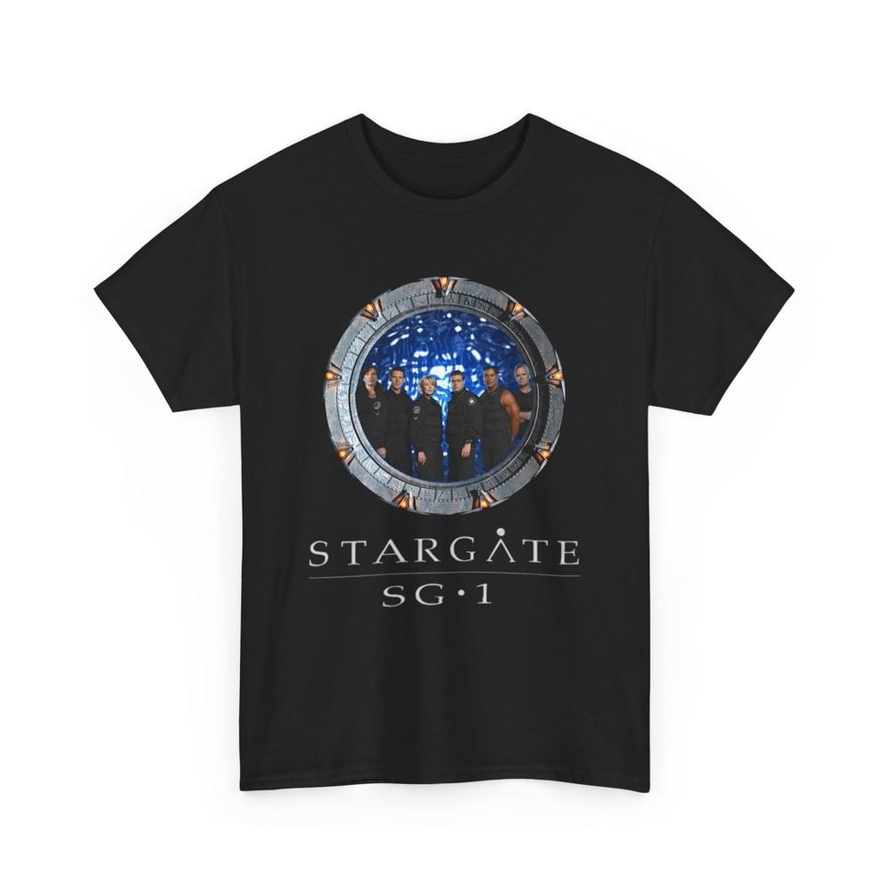 Stargate SG1 Tee SciFi TV Show Shirt Geek Gift Space Fan Apparel Unisex T-Shirt S
