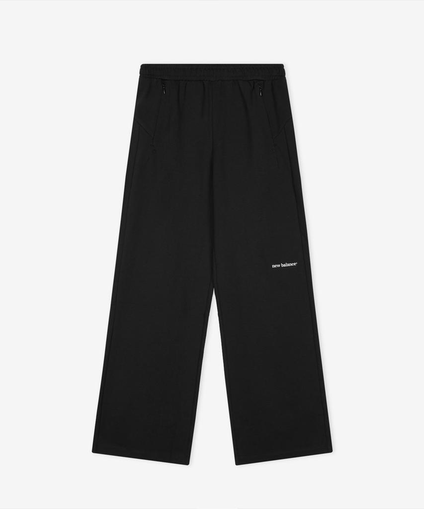 Nyuballanseu Nbmlg2W422 / Women Summer Lightweight Double-Weave Wide Pants (Black)