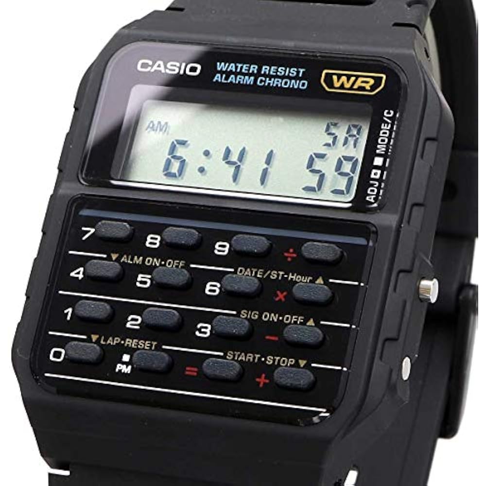 [Casio] CASIO Watch, Calculator Watch with Calculator Function, CA-53W-1Z, No Cosmetic Case, Simp...