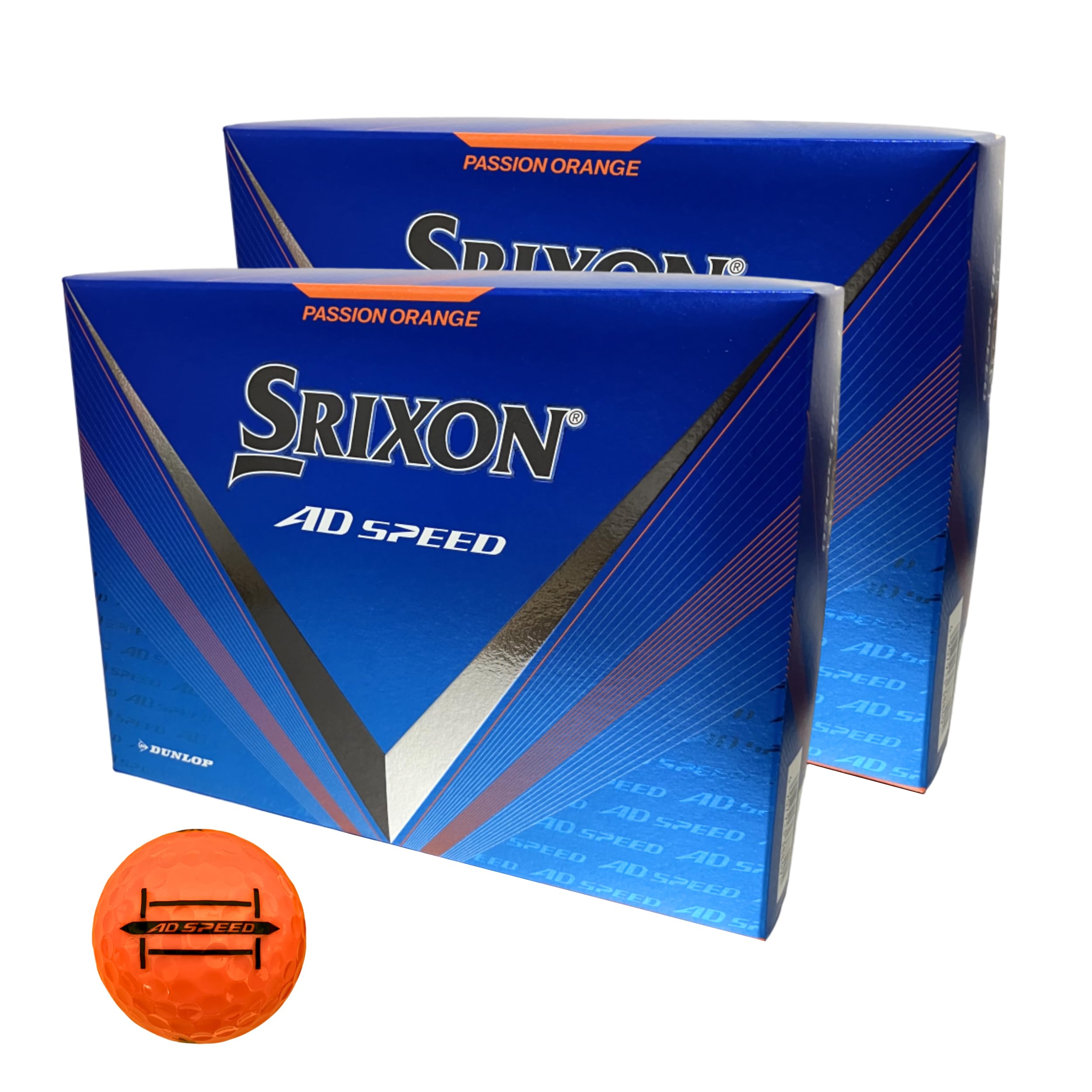 

Set of 2 Dozen AD SPEED 2024 Golf Balls (Passion Orange)