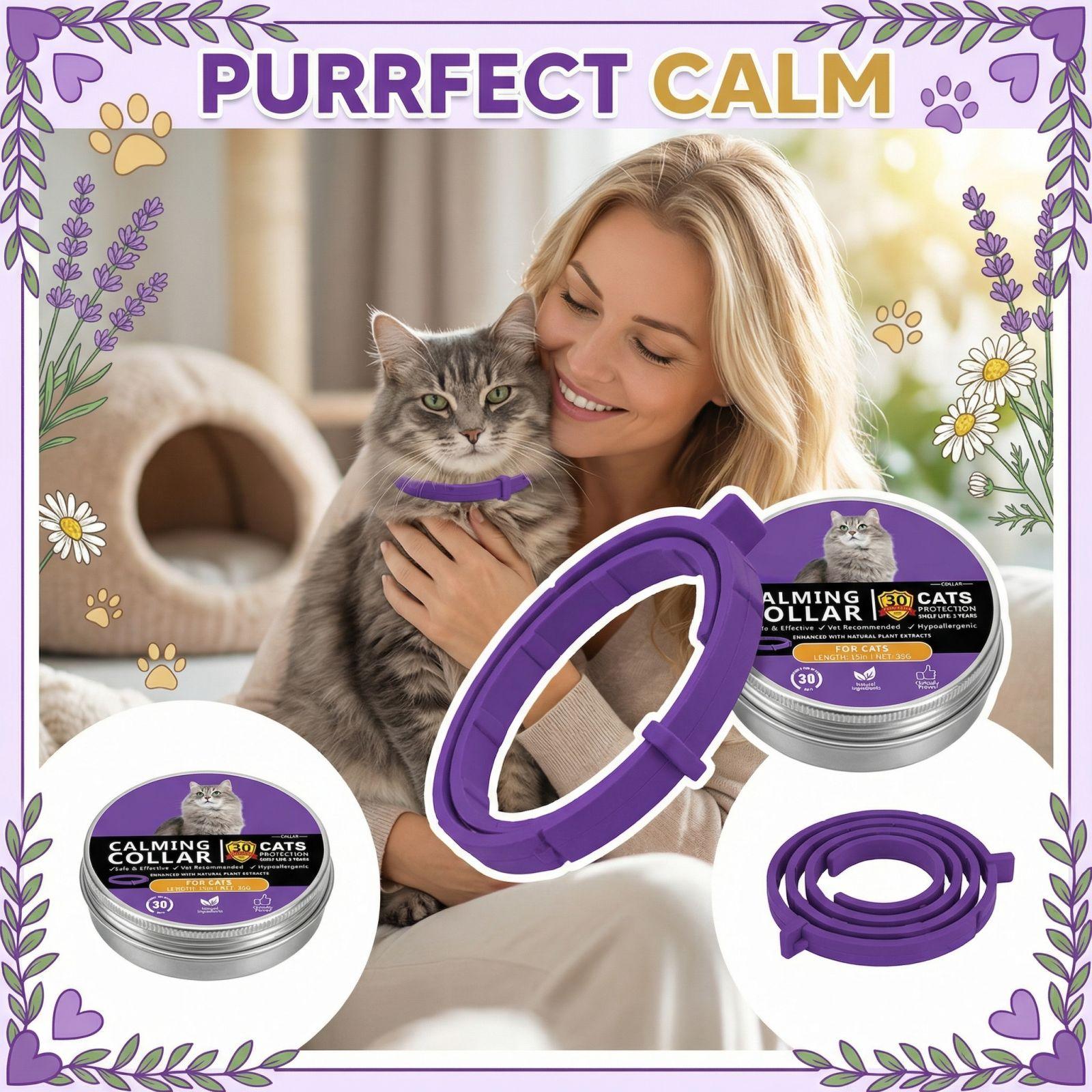 Cats Soothing And Calming Collar фиолетовый