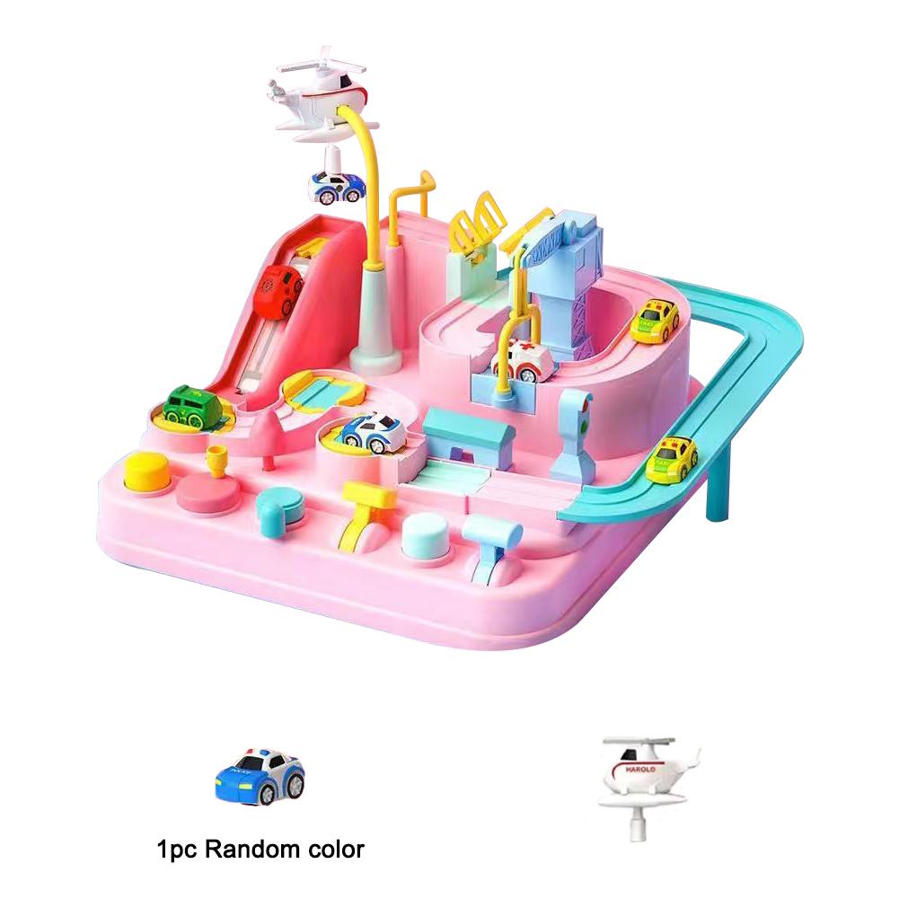 Racing Rail Car Model Educational Toys Children Track Adventure Game Brain Mechanical Interactive Train Toy Car Adventure Toy