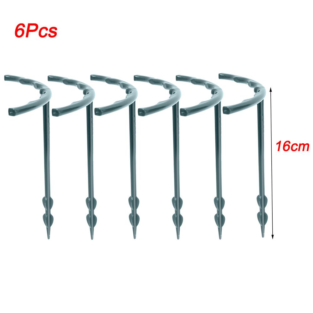 2/4/6Pcs Plastic Support Pile Stand Plant Support Pile for Flowers Greenhouses Arrangement Fixing Rod Holder Garden Tools
