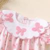 Unisex Infant Fashion Collar Romper For Baby Daily Wear