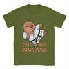 Capybara Cute But Dangerous 100 Cotton TShirt For Man Aesthetic TShirts Round Neck Trending Tee Shirt Plus Size Cheap Tops
