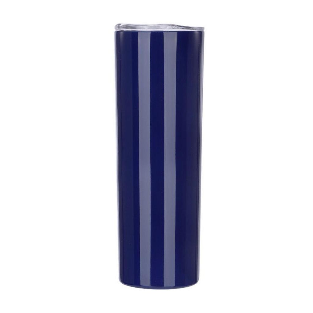 20oz Stainless Steel Insulated Slim Cup with Solid Color and Logo Printing.