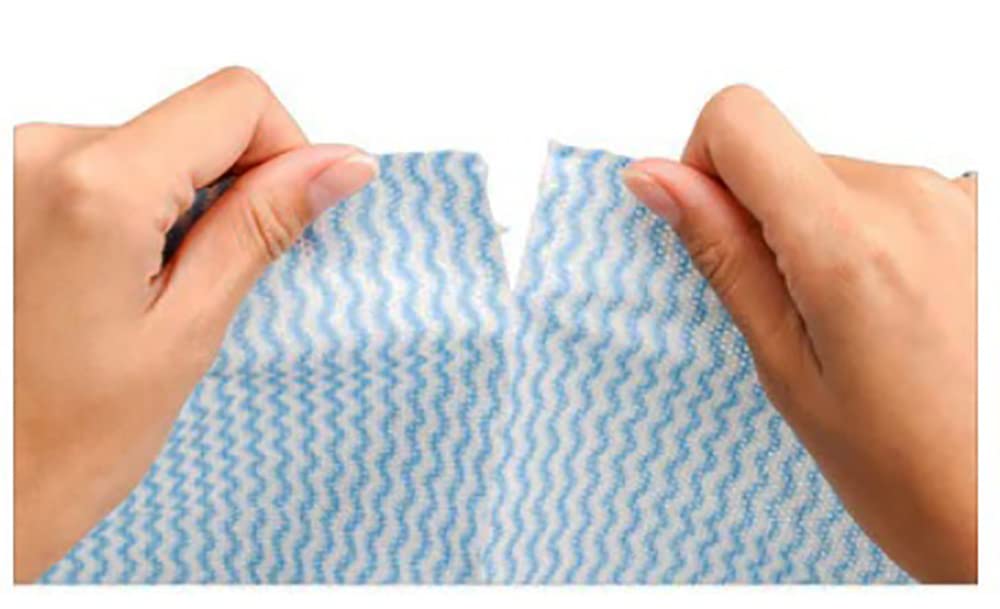 Counter Large Capacity 200 Blue Cloths, Pieces, Inicolife, Quick-Drying, Thin, Non-Woven Fabric, Disposable, Hygienic,
