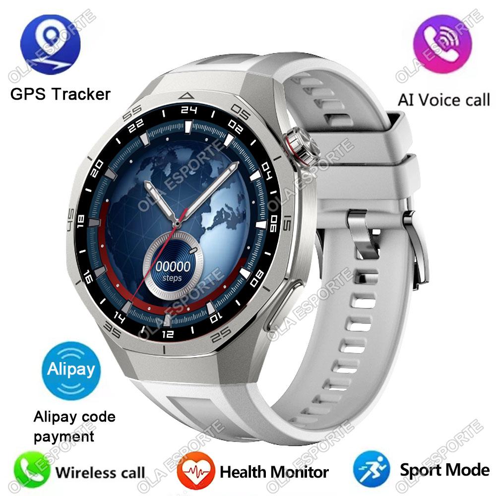 LS  New Smart Watch Men HD  Screen GPS Motion Tracking Heart Rate Blood Pressure Bluetooth Calls SmartWatch Waterproof